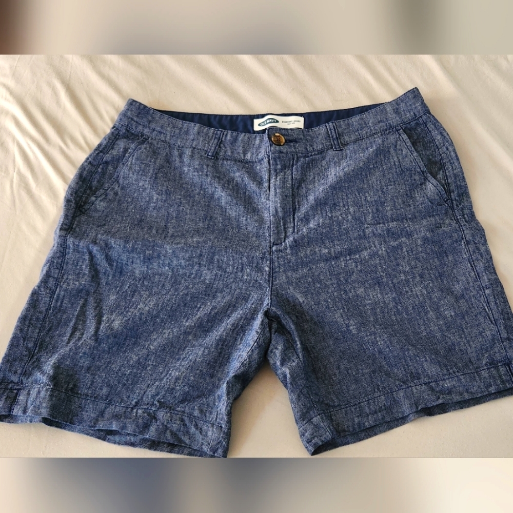 OLD NAVY linen shorts size 14